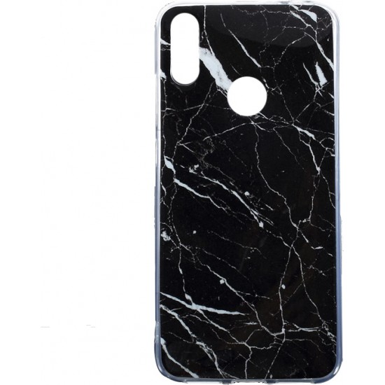 Wozinsky Marble Back Cover Σιλικόνης Μαύρο (Redmi Note 7 / 7 Pro)
