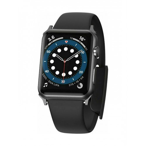 Baseus Slip-Thru Λουράκι Σιλικόνης Μαύρο (Apple Watch 42/44/45mm)