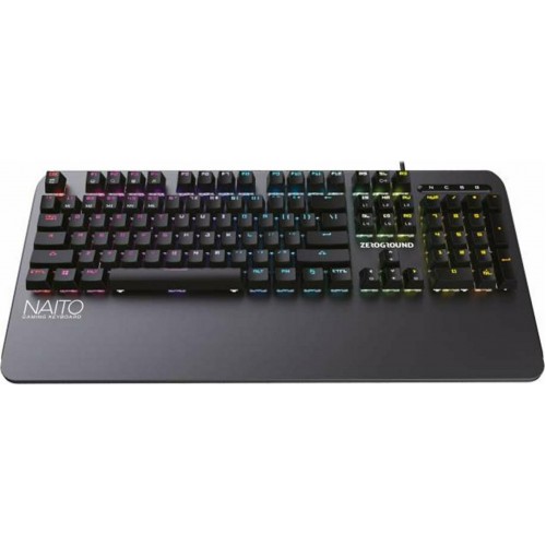 Zeroground KB-3500G Naito Gaming Μηχανικό Πληκτρολόγιο με Outemu Brown διακόπτες και RGB φωτισμό (Αγγλικό US)