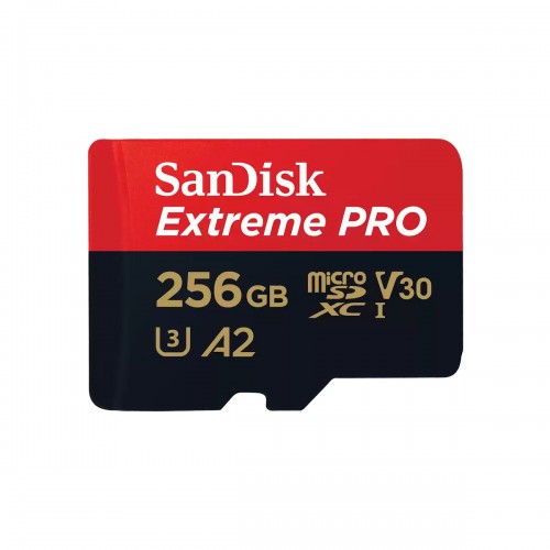Sandisk Extreme Pro microSDXC 256GB U3 V30 A2 UHS-I με αντάπτορα