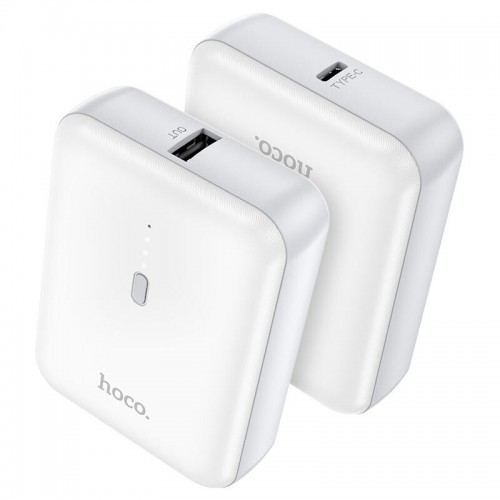 Hoco J96 Strider Power Bank 5000mAh με Θύρα USB-C Λευκό  Hoco J96 Strider Power Bank 5000mAh με Θύρα USB-C Λευκό
