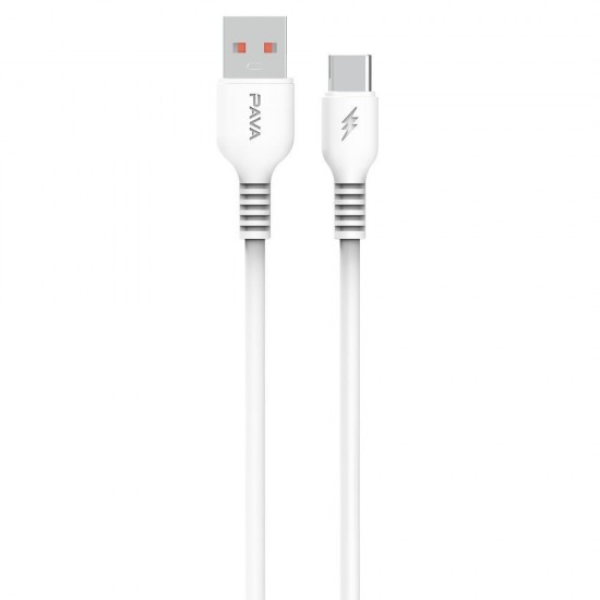 Pavareal PA-DC73C USB 2.0 Cable USB-C male - USB-C male Λευκό 1m