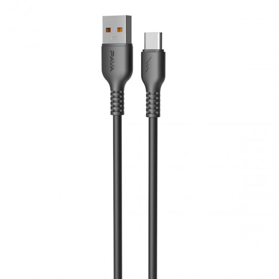 Pavareal USB 2.0 Cable USB-C male - USB-A male Μαύρο 1m (PA-DC73C)