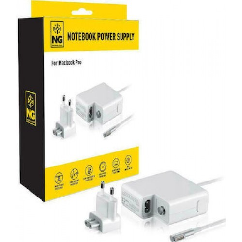 NG Φορτιστής Laptop 60W 20V 4.25A για Apple με Αντάπτορα Τροφοδοσίας