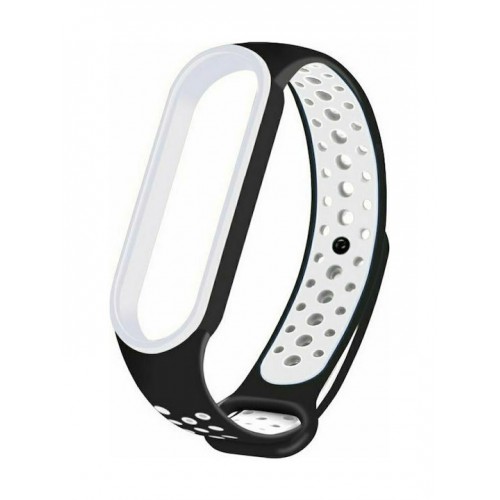 Hurtel Dots Λουράκι Σιλικόνης Μαύρο (Mi Smart Band 5/Mi Smart Band 6) Hurtel Dots Λουράκι Σιλικόνης Μαύρο (Mi Smart Band 5/Mi Smart Band 6)