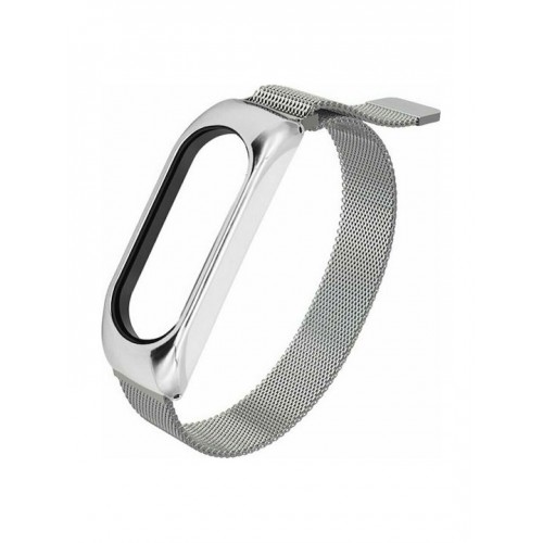 Hurtel Λουράκι Μεταλλικό Ασημί (Mi Smart Band 5/Mi Smart Band 6) Hurtel Λουράκι Μεταλλικό Ασημί (Mi Smart Band 5/Mi Smart Band 6)