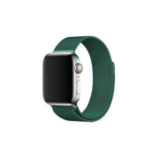 Hurtel Magnetic Λουράκι Ανοξείδωτο Ατσάλι Πράσινο (Watch 7 41mm)