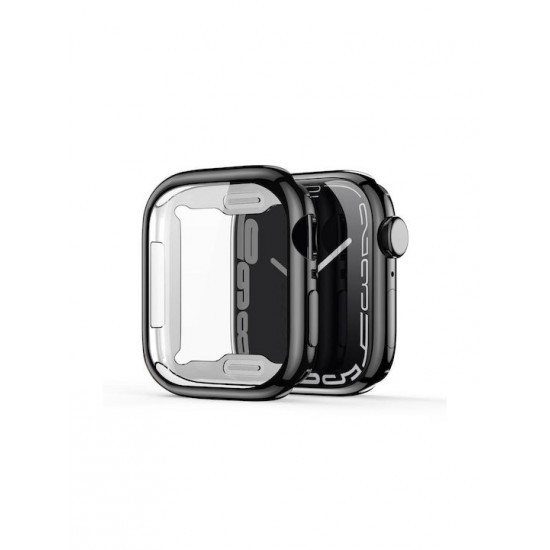 Dux Ducis Samo Θήκη Σιλικόνης σε Μαύρο χρώμα για το Apple Watch 41mm