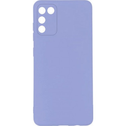 Oem Θήκη Σιλικόνης Matt Με έξτρα προστασία για τις κάμερες Για Samsung Galaxy A02s Μοβ