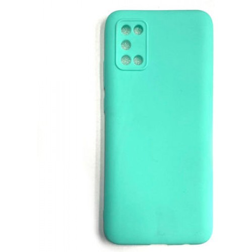 Oem Θήκη Σιλικόνης Matt Με έξτρα προστασία για τις κάμερες Για Samsung Galaxy A02s Τιρκουάζ