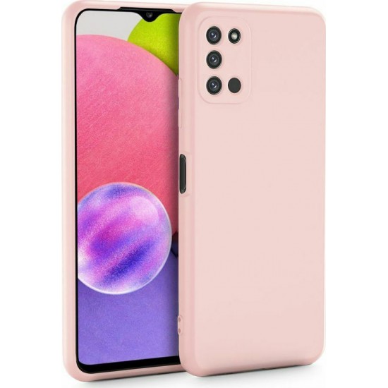 Oem Θήκη Σιλικόνης Matt Για Samsung Galaxy A03S ροζ