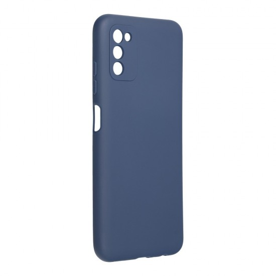 Oem Θήκη Σιλικόνης Matt Για Samsung Galaxy A03S μπλε