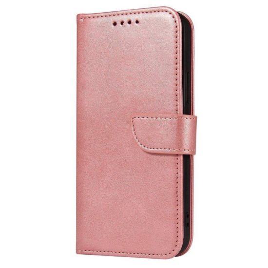 Magnet Elegant Wallet Δερματίνης Ροζ (Galaxy A51 / A31)