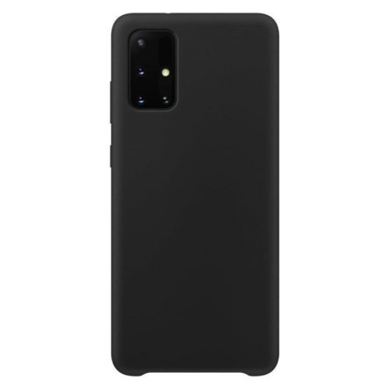 Silicone Case Soft Flexible Rubber Cover for Samsung Galaxy A02s  black