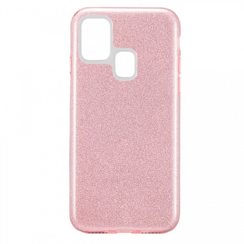 OEM GLITTER ΘΗΚΗ SHINING COVER ΓΙΑ SAMSUNG GALAXY A21S ΡΟΖ