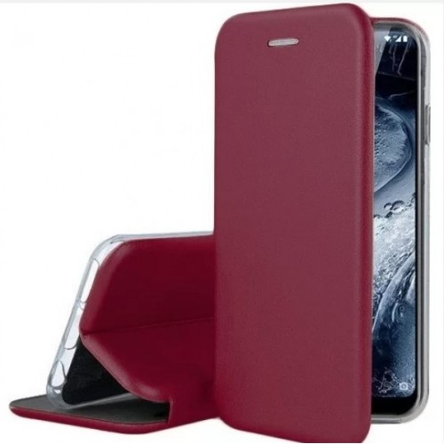 Oem Θήκη Βιβλίο Smart Magnet Elegance ΓΙΑ Xiaomi Note 11/11s Μπορντό 