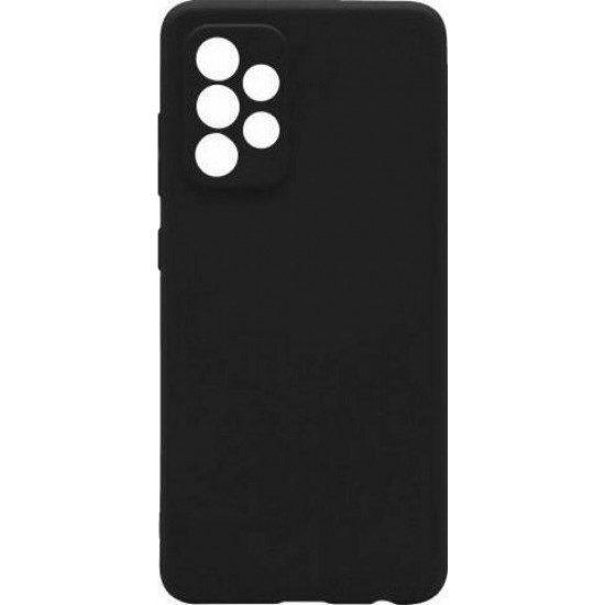 Oem Θήκη Σιλικόνης Matt Για Samsung Galaxy A52 4G/5G A32 4G μαυρο