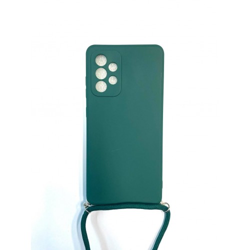 Back Case Tpu με Κορδόνι για Samsung Galaxy A52 πρασινο
