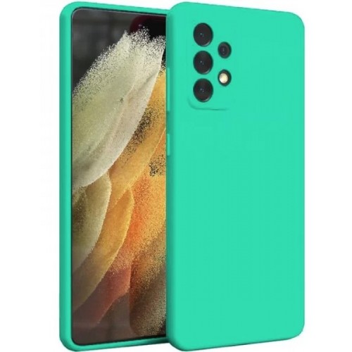 Oem Θήκη Σιλικόνης Matt ΓΙΑ Samsung Galaxy A73 5G Τιρκουάζ