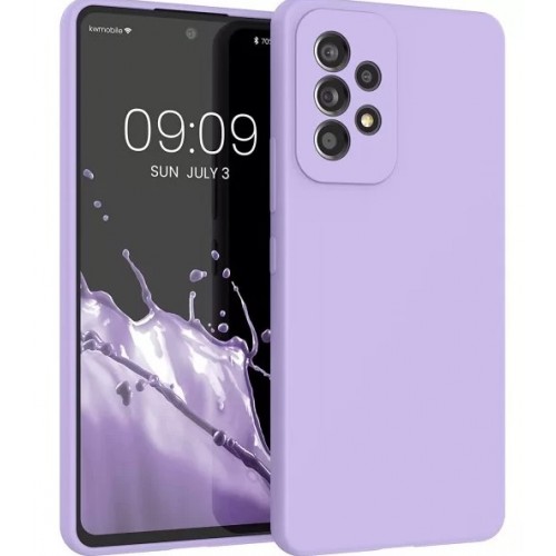 Oem Θήκη Σιλικόνης Matt ΓΙΑ Samsung Galaxy A73 5G Λιλά