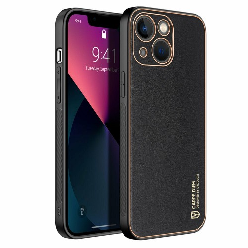 Dux Ducis Yolo Elegant Back Cover Δερματίνης Μαύρο (iPhone 13 Pro) Dux Ducis Yolo Elegant Back Cover Δερματίνης Μαύρο (iPhone 13 Pro)