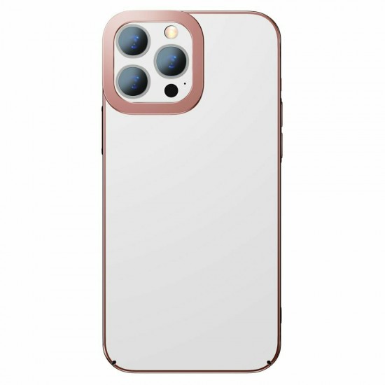 Baseus Glitter Back Cover Μεταλλική / Πλαστικό Ροζ (iPhone 13 Pro Max)