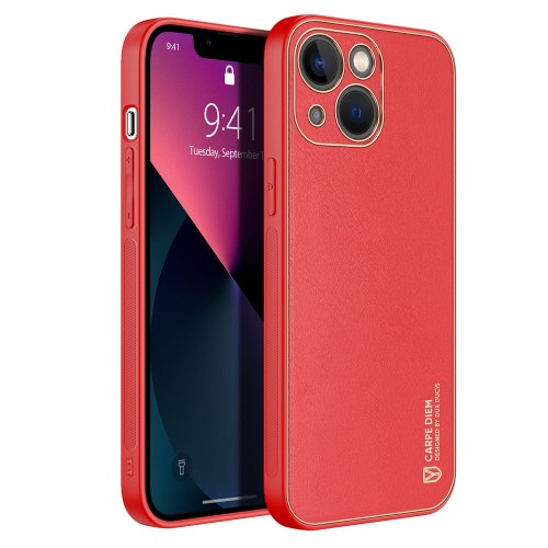 Dux Ducis Yolo Elegant Back Cover Δερματίνης Κοκκινο (iPhone 13 Pro) Dux Ducis Yolo Elegant Back Cover Δερματίνης Κοκκινο (iPhone 13 Pro)