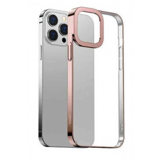 Baseus Glitter Back Cover Μεταλλική / Πλαστικό Ροζ (iPhone 13 Pro)
