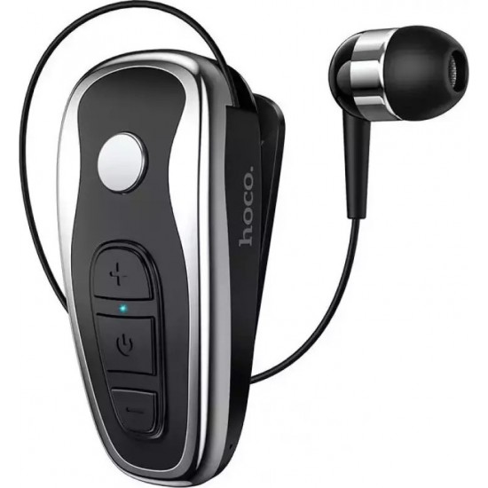 Hoco RT07 In-ear Bluetooth Handsfree Ακουστικό Πέτου Μαύρο