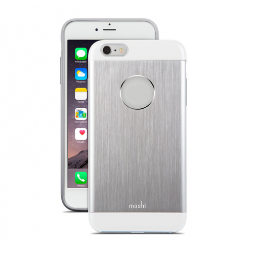Moshi iGlaze Θήκη Armour - Jet Silver για iPhone 6/6S Plus  Moshi iGlaze Θήκη Armour - Jet Silver για iPhone 6/6S Plus