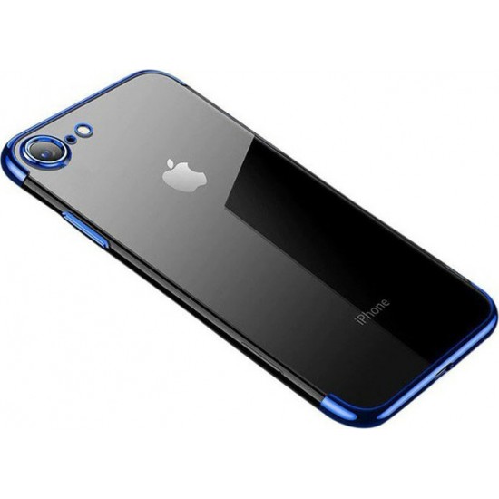 Electroplating Back Cover Σιλικόνης Μπλε (iPhone SE 2020/8/7)