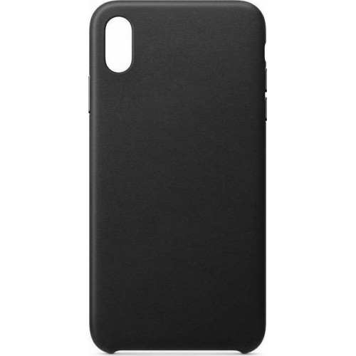 ECO Leather Back Cover Δερματίνης Μαύρο (iPhone XR)