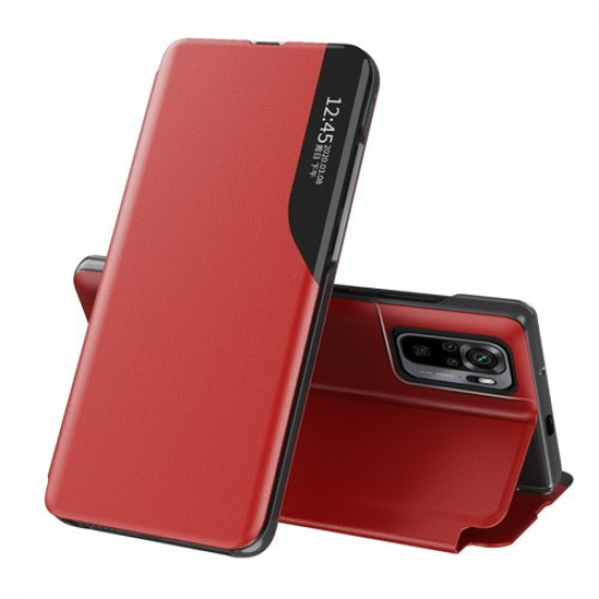 Θήκη πορτοφόλι Eco Leather View Θήκη με βάση - Κόκκινο (Samsung Galaxy A21s)