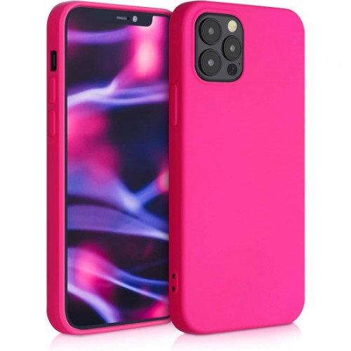 Obastyle Θήκη Σιλικόνης Ροζ (iPhone 12 Pro Max)