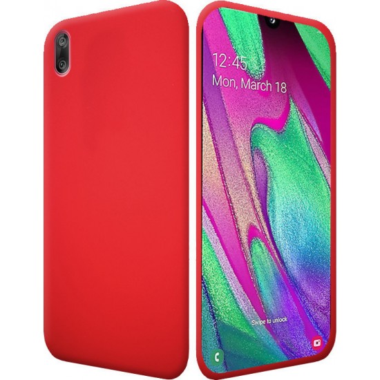 Soft Touch Back Cover Σιλικόνης Κόκκινο (Xiaomi Redmi 7A)