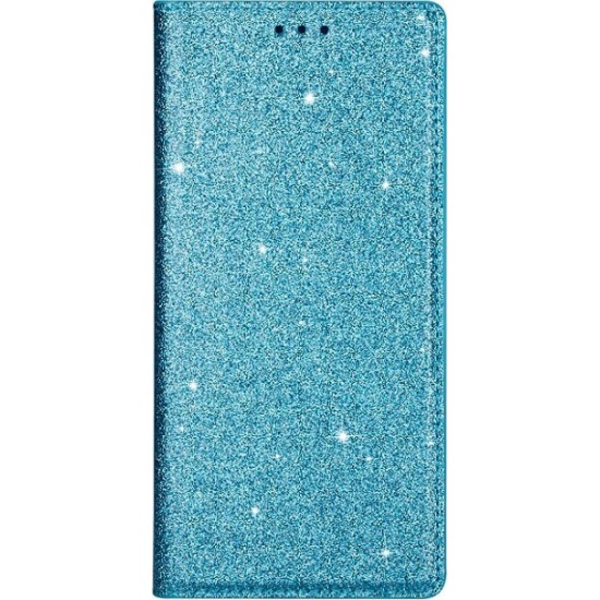 Xiaomi Redmi 9 Glitter Magnetic Book Case Blue (oem)