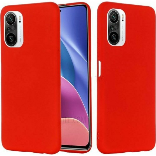 Πίσω κάλυμμα θήκης Soft Matt (Xiaomi Poco F3 / Mi 11i) κοκκινο