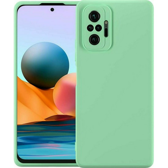 Forcell Silicone Lite Back Cover Τιρκουάζ (Redmi Note 10 Pro)