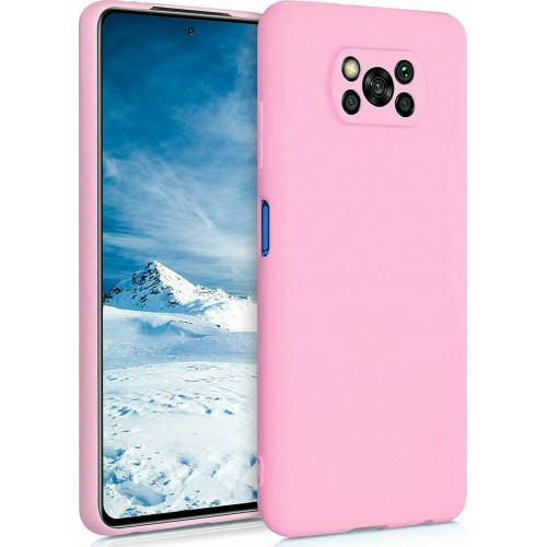 Xiaomi Poco X3 NFC -Σιλικόνη Ροζ Soft (OEM)
