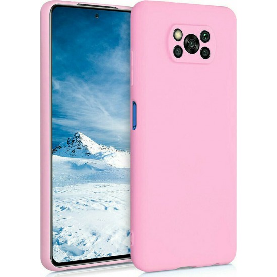 Xiaomi Poco X3 NFC -Σιλικόνη Ροζ Soft (OEM)