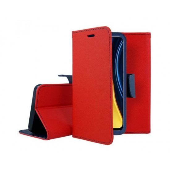 Oem Θήκη Βιβλίο Smart Magnet Για Xiaomi Redmi 9T / Poco M3 / 9 Power / Note 9 4G Κόκκινο Mπλε