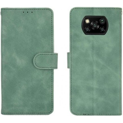Magnet Elegant Wallet Δερματίνης Πράσινο (Xiaomi Poco X3)