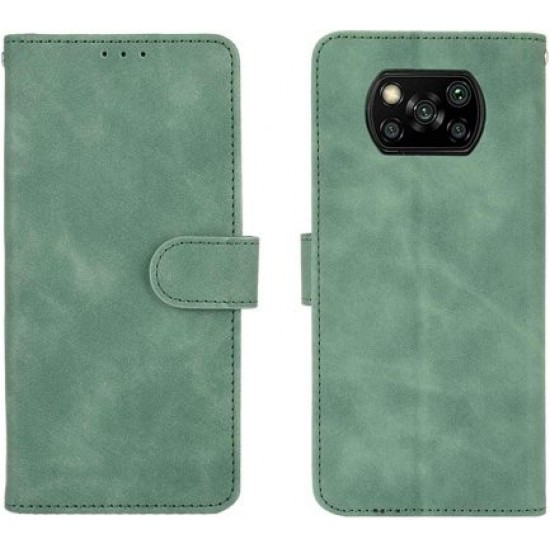 Magnet Elegant Wallet Δερματίνης Πράσινο (Xiaomi Poco X3)