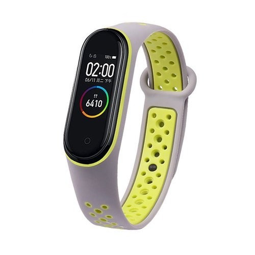 Dots Λουράκι Σιλικόνης Γκρι-Πράσινο (Mi Band 3/Mi Smart Band 4) Dots Λουράκι Σιλικόνης Γκρι-Πράσινο (Mi Band 3/Mi Smart Band 4)