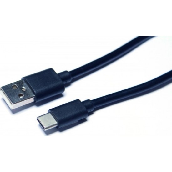 Green Mouse Regular USB 2.0 Cable USB-C male - USB-A male Μαύρο 2m