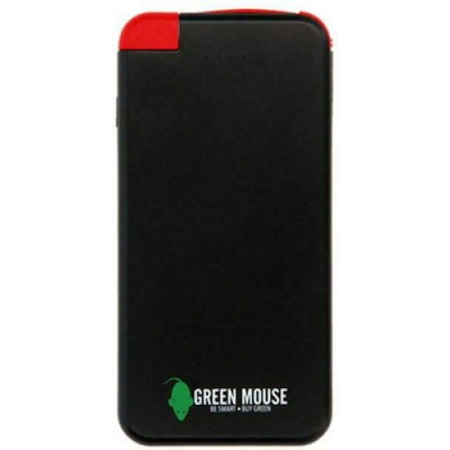 Green Mouse 46956507 Power Bank 5000mAh με Θύρα USB-A Μαύρο