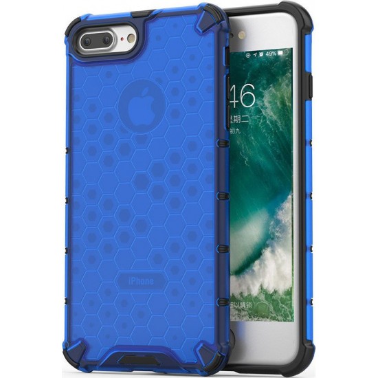 Hurtel Honeycomb Back Cover Μπλε (iPhone 8/7 Plus)