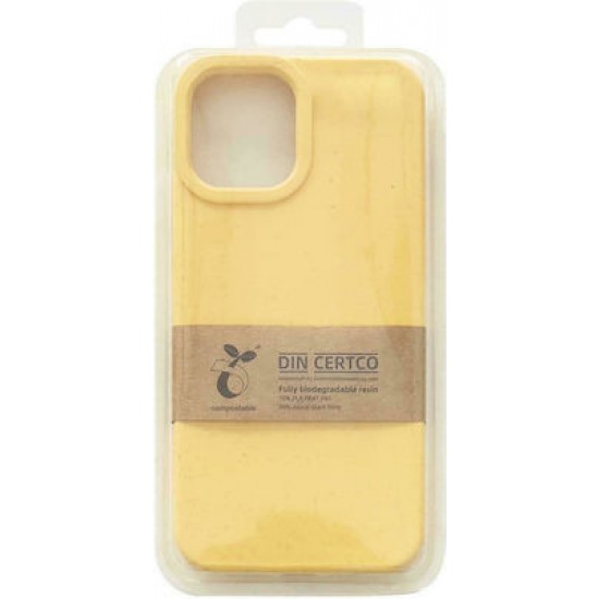 Hurtel Eco Back Cover Κίτρινο (iPhone 13 Pro)
