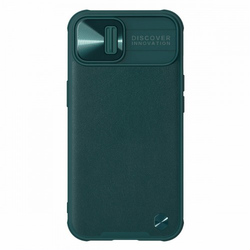 Nillkin Camshield Back Cover Δερμάτινο Πράσινο (iPhone 13 Pro)