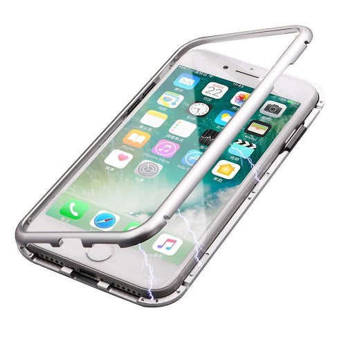 Μαγνητικό κέλυφος iPhone 7 / iPhone 8 - γυαλί/μέταλλο